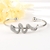 Picture of Most Popular Cubic Zirconia Snake Fashion Bangle