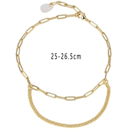 Picture of Filigree Irregular Gold Plated Anklet