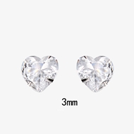 Picture of Attractive White Platinum Plated Stud Earrings For Your Occasions