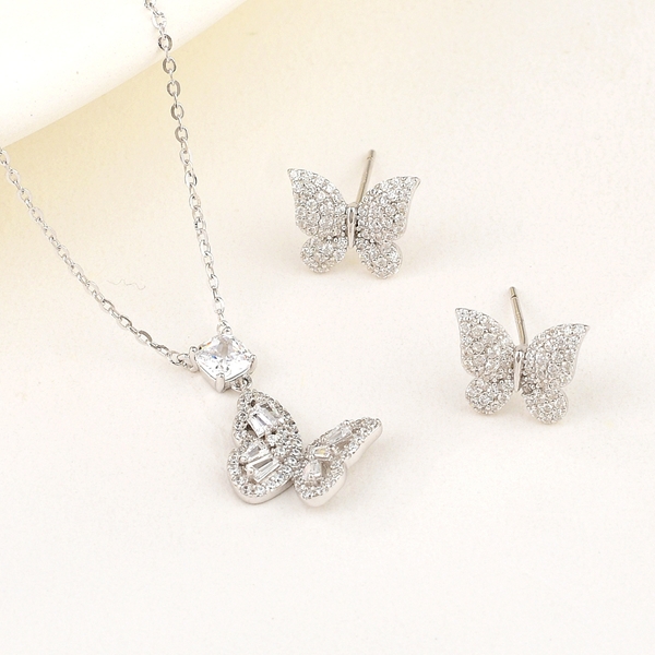 Picture of Funky Butterfly Fashion 2 Piece Jewelry Set