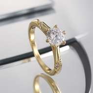 Picture of Purchase Gold Plated Delicate Fashion Ring at Super Low Price