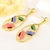 Picture of Zinc Alloy Enamel Dangle Earrings at Super Low Price