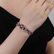 Picture of Luxury Platinum Plated Fashion Bracelet with Worldwide Shipping